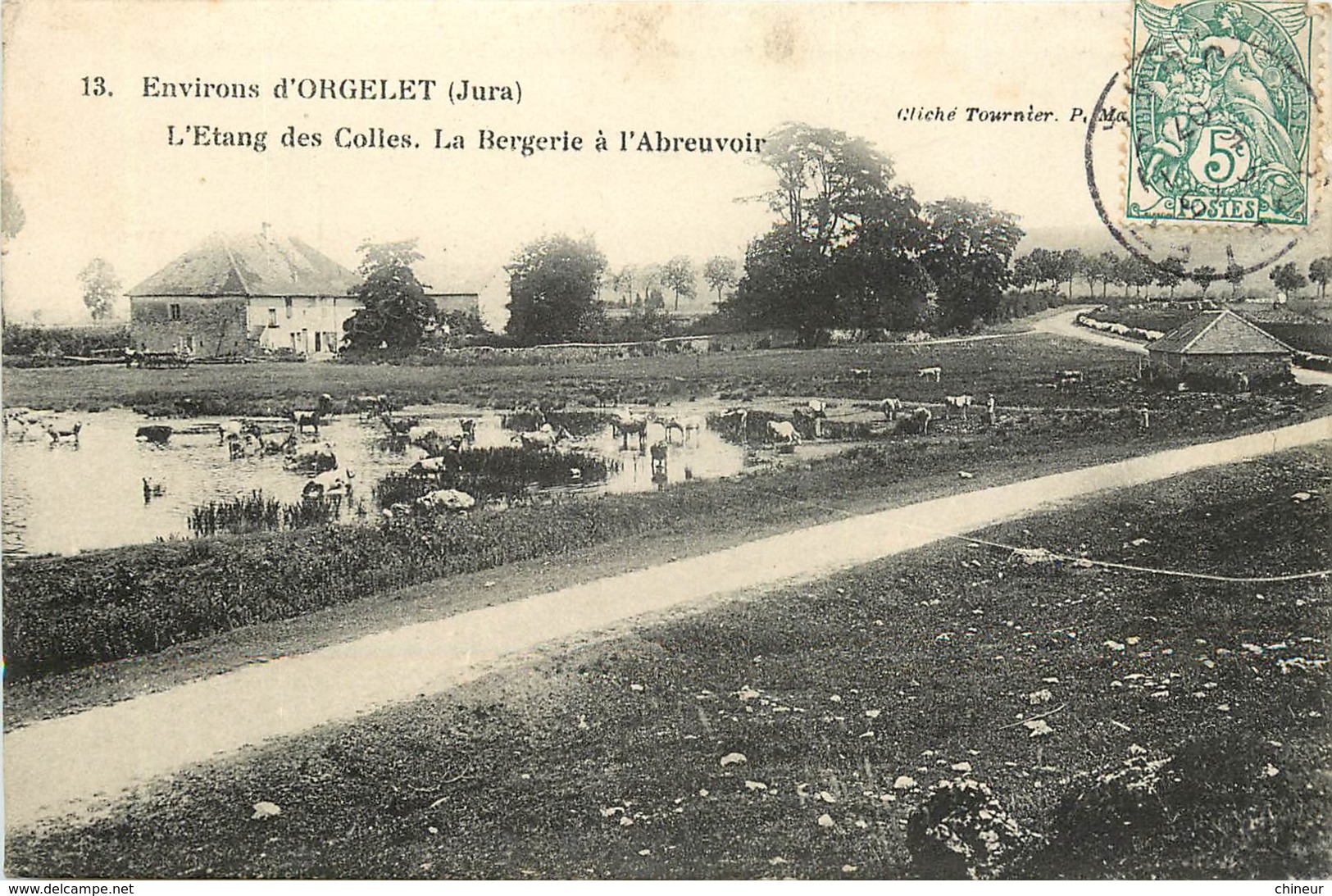 ENVIRONS D'ORGELET L'ETANG DES COLLES LA BERGERIE A L'ABREUVOIR - Autres & Non Classés