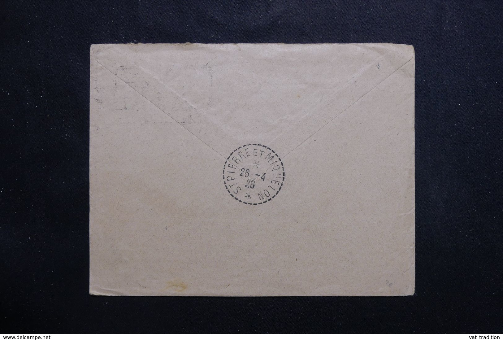 SAINT PIERRE ET MIQUELON - Enveloppe En PP 0.30 Pour Strasbourg En 1926 - L 65578 - Lettres & Documents