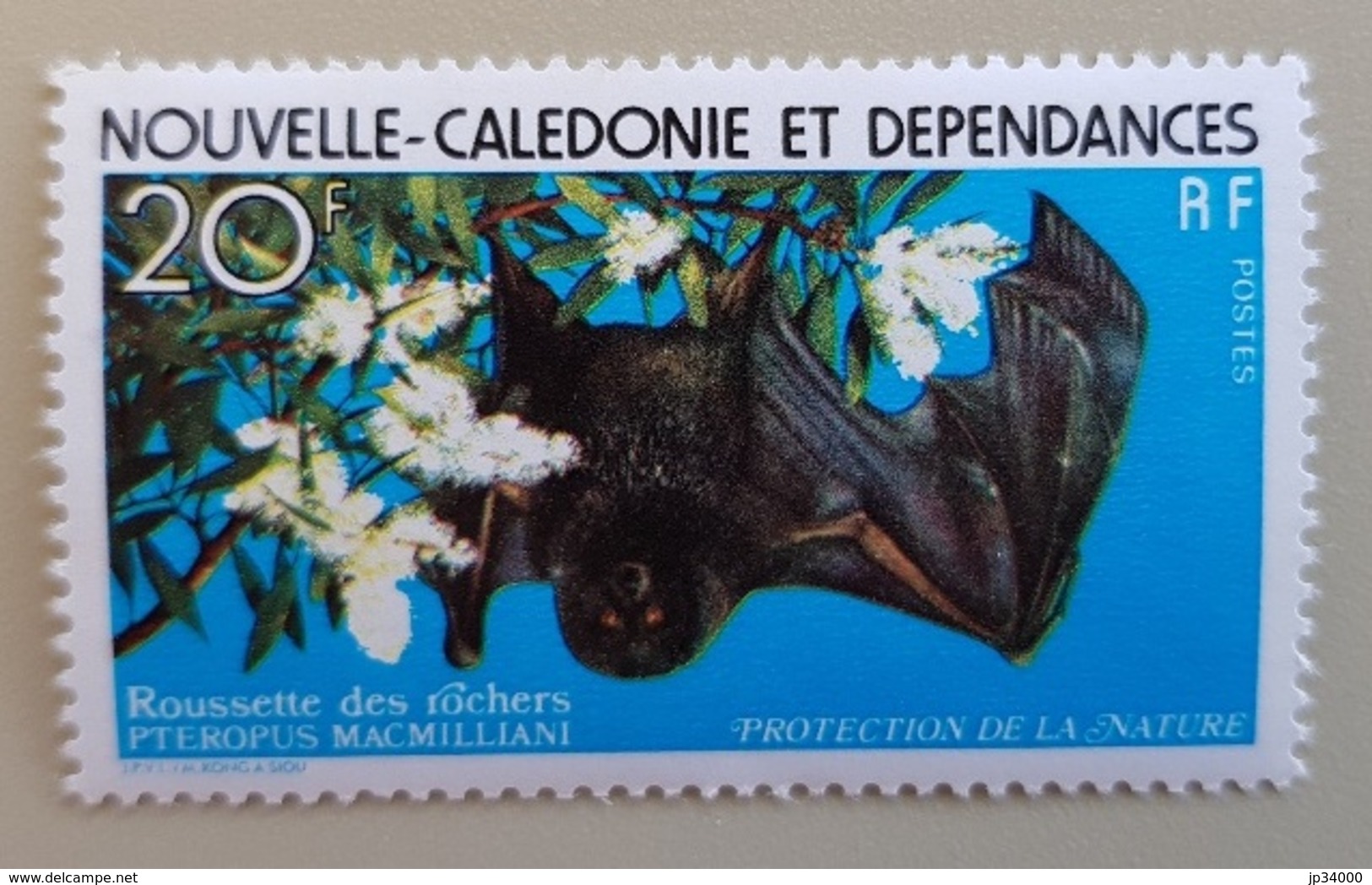 NOUVELLE CALEDONIE Chauve Souris, Bat, Muerciélago.  Yvert N° 421  ** MNH - Vleermuizen