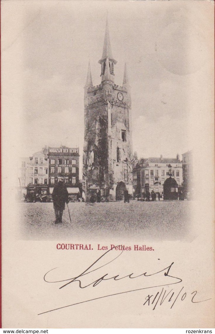 Kortrijk Courtrai Les Petites Halles 1902 (In Goede Staat) - Kortrijk