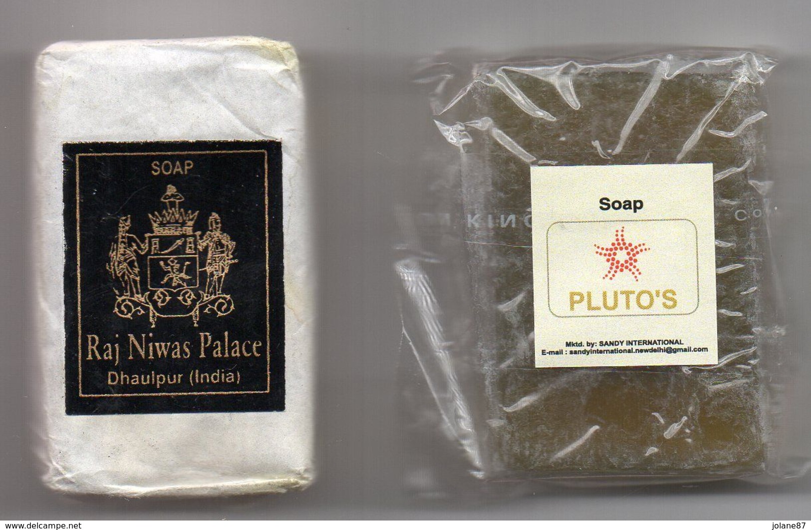 SAVONNETTES -   PETITS SAVONS   INDE -    SOAP RAJ NIWAS PALACE   +   SOAP PLUTO S - Beauty Products