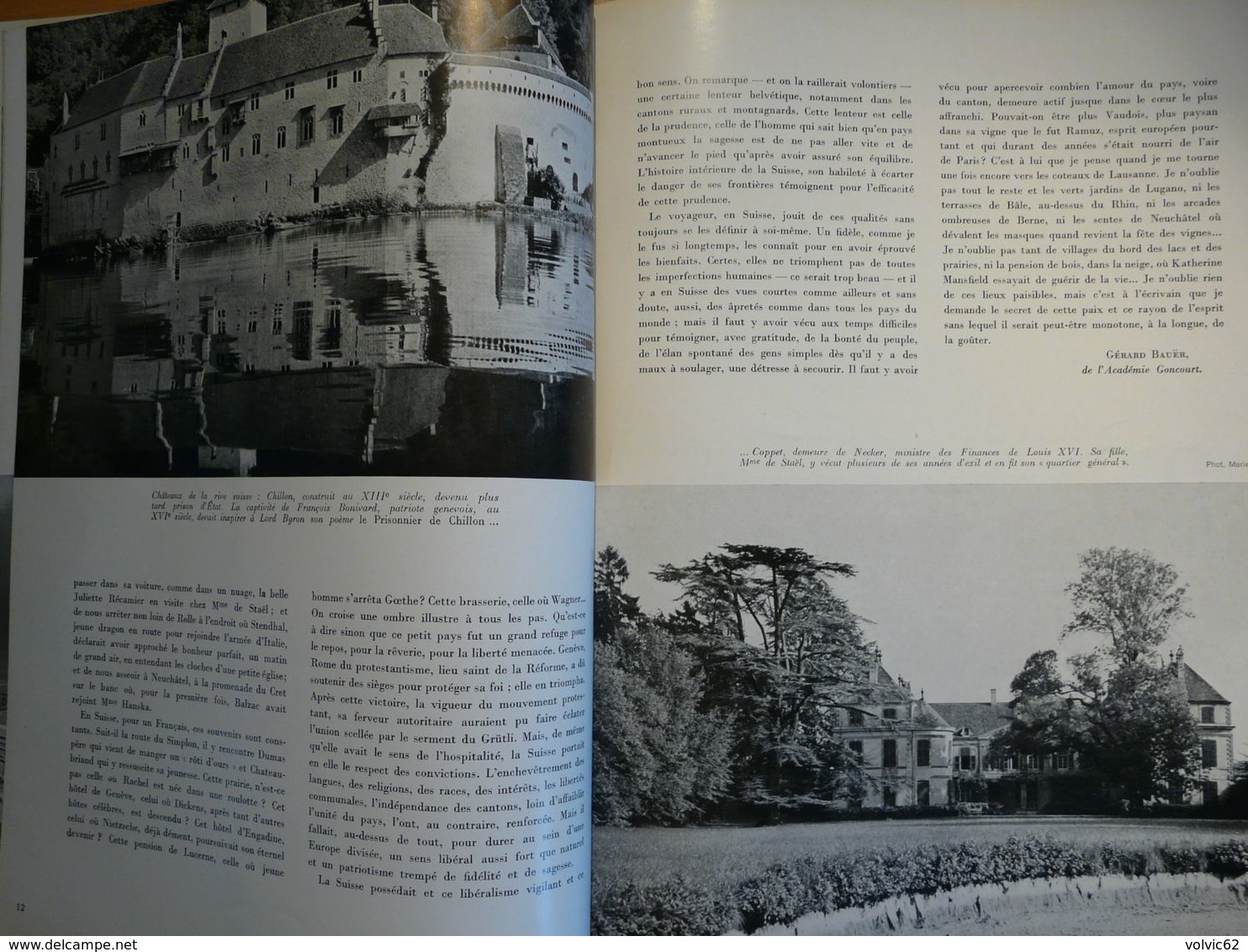 Plaisir de france 1951 annecy chateau chillon  coppet ripaille thonon vongy nernier thuyset larringes evian tourronde