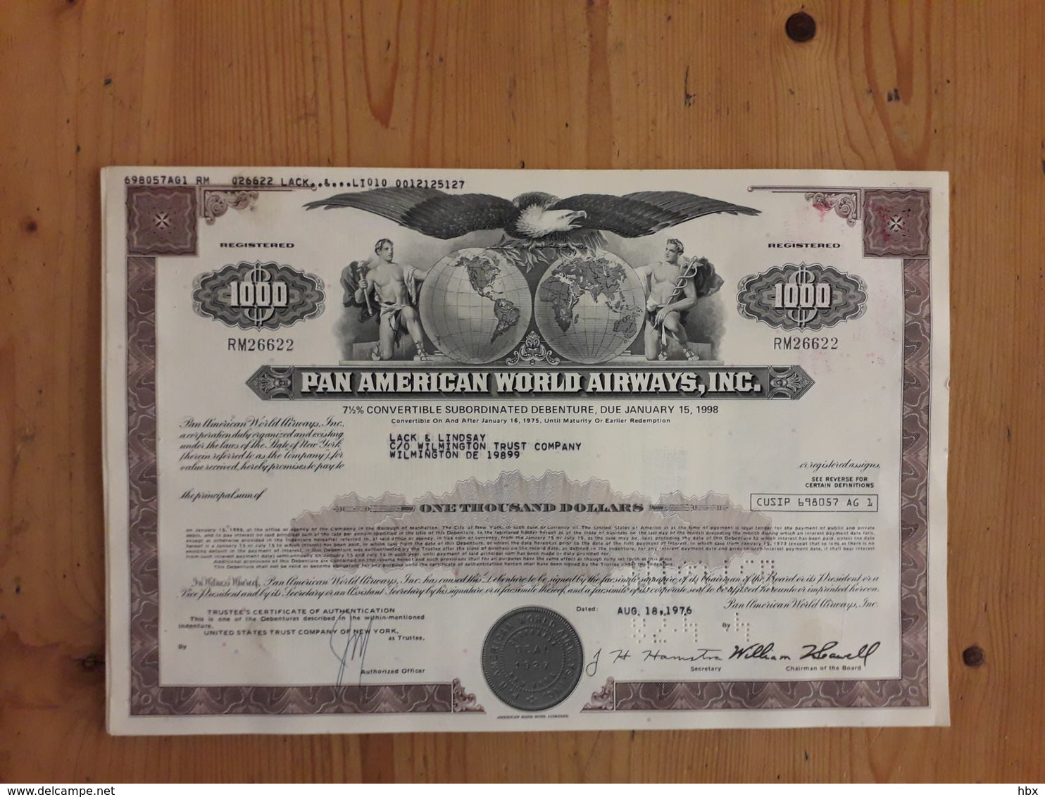 airlines lot 5x Pan American World Airways - PanAm