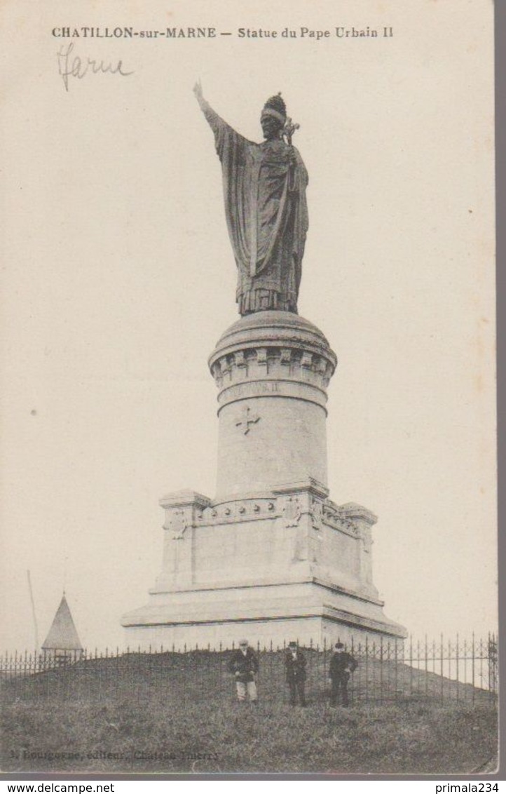 CHATILLON SUR MARNE - STATUE URBAIN II - Châtillon-sur-Marne