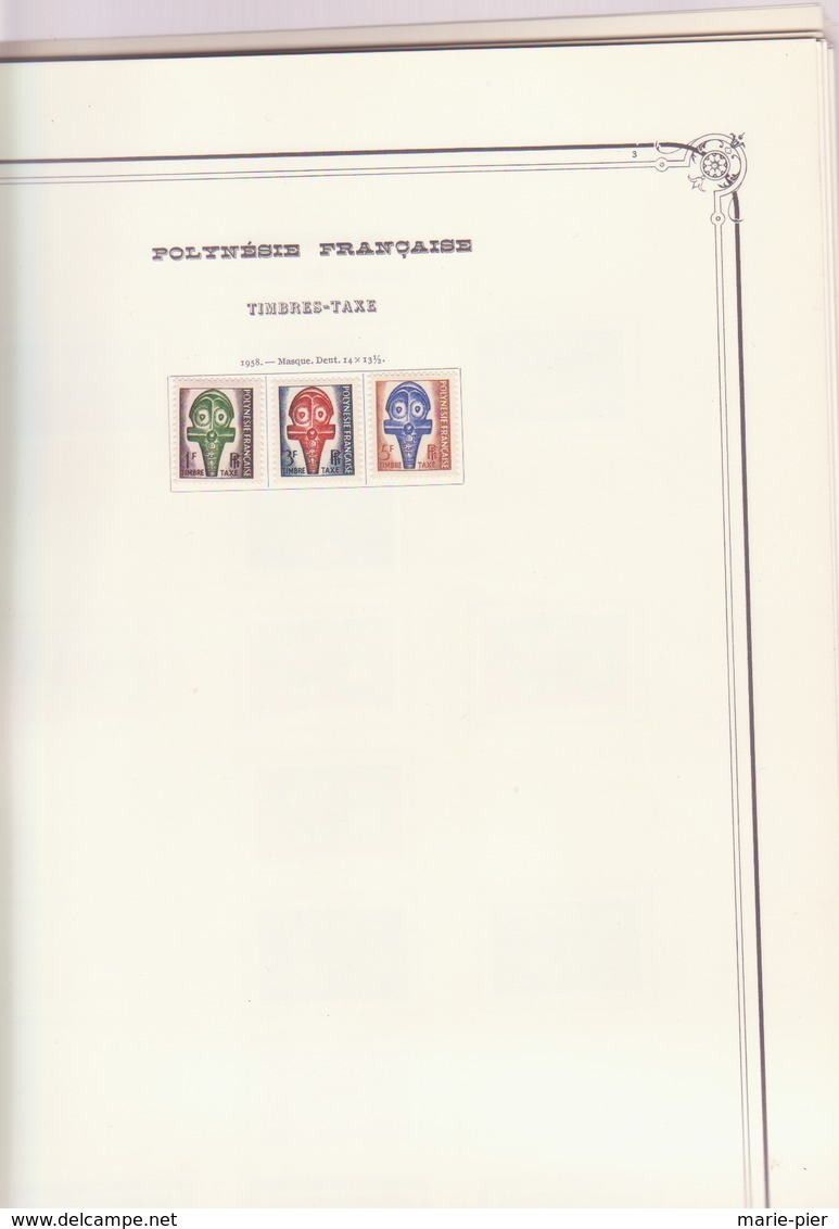 Timbres Polynésie Française, N°s 1 à 161 + PA + T + Service + BF - Lots & Serien