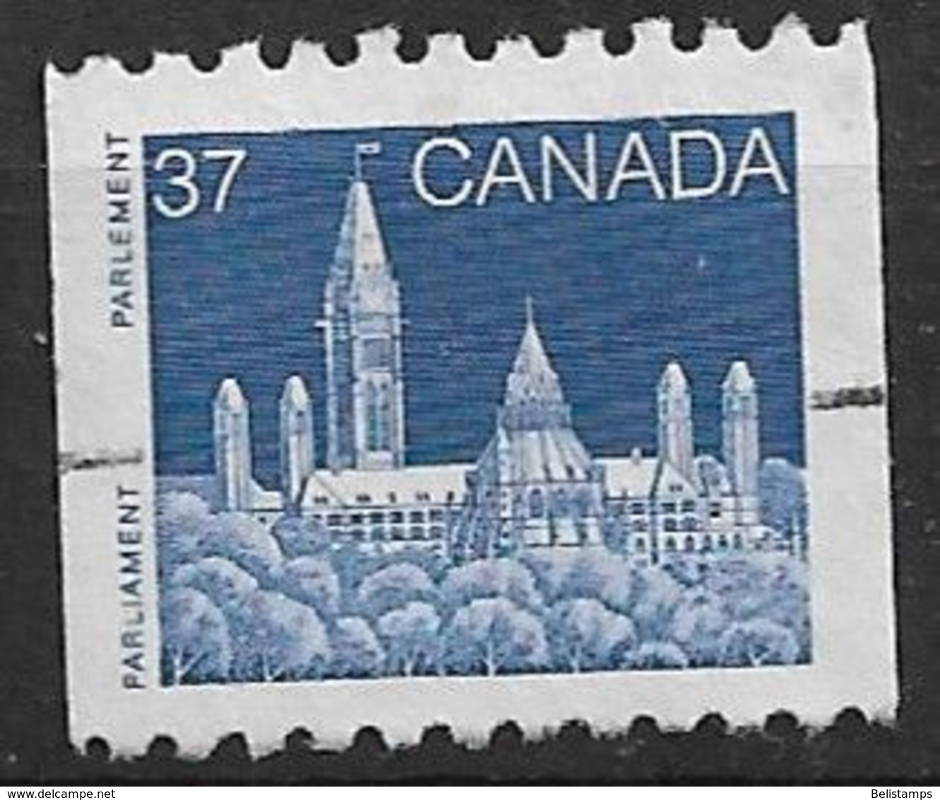 Canada 1988. Scott #1194 (U) Parliament, Library  *Complete Issue* - Coil Stamps