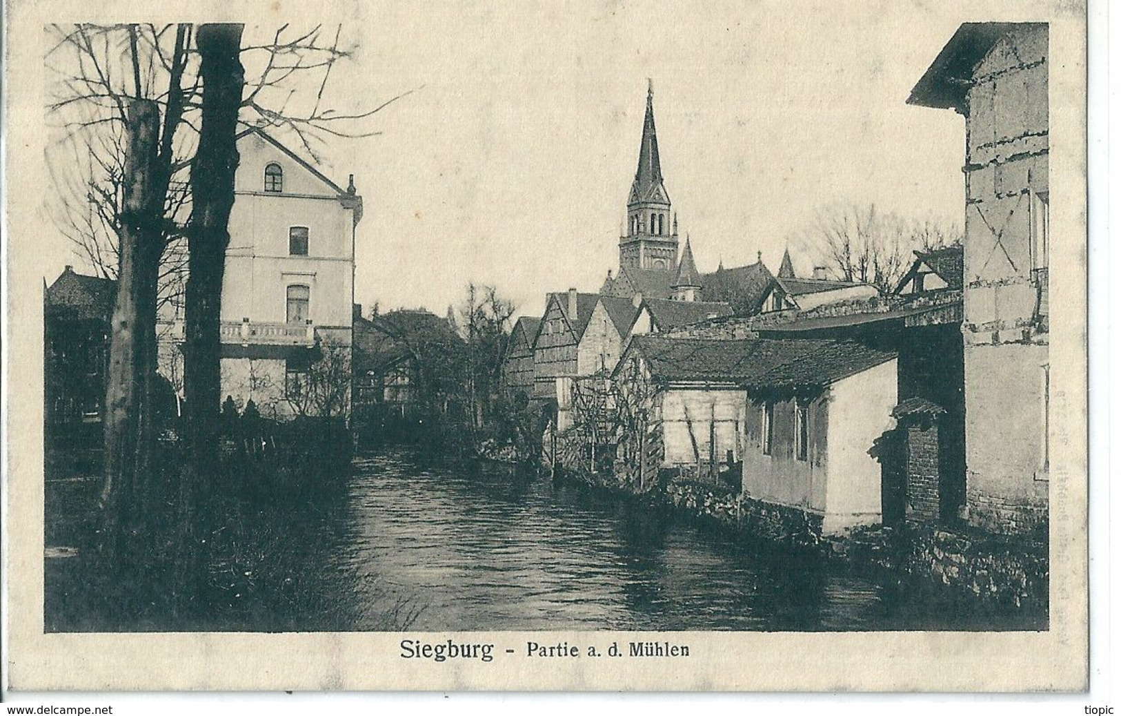 SIEGBURG  (  Allemagne  )   Partie  A. D.  Muhlen . - Siegburg