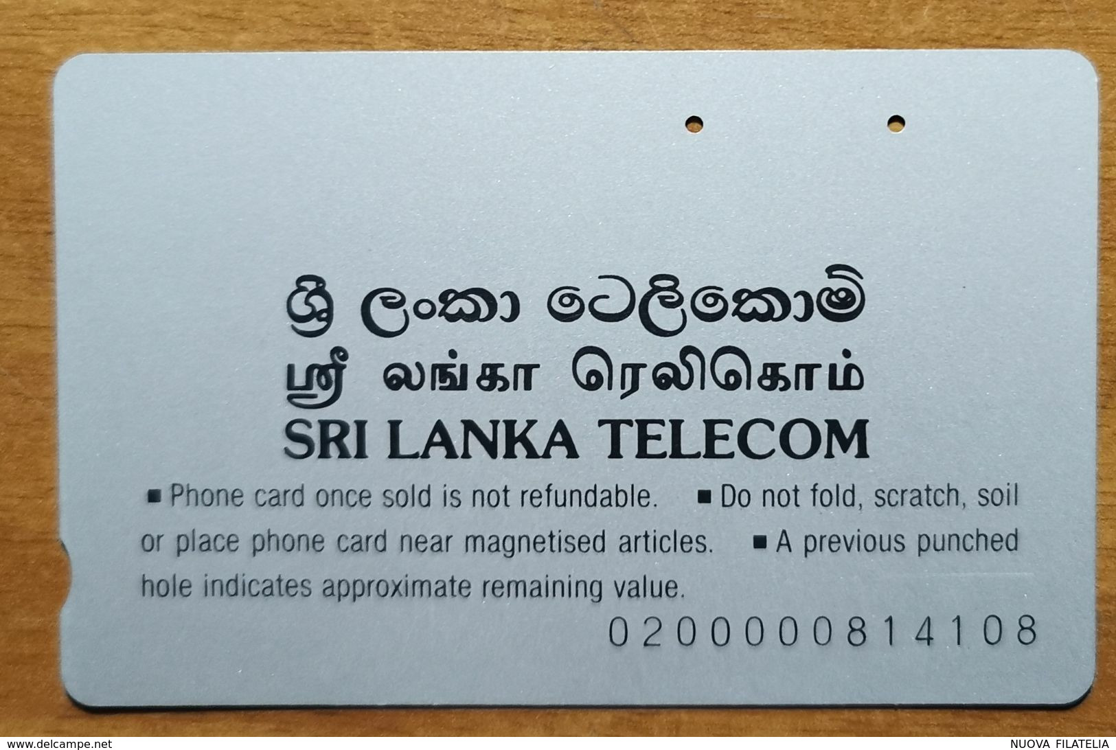 SRI LANKA SCHEDA TELEFONICA - Sri Lanka (Ceylon)