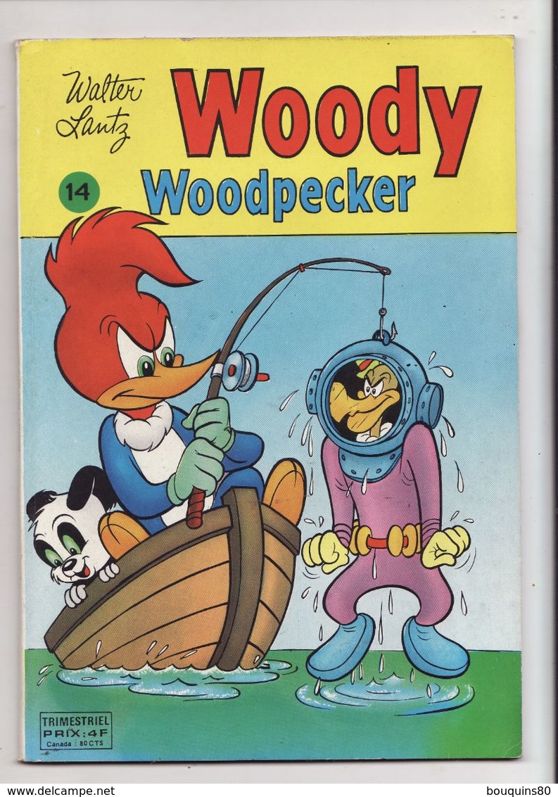 WOODY WOODPECKER N°14 Aout Sepyembre Octobre 1977 SAGEDITION - Sagédition