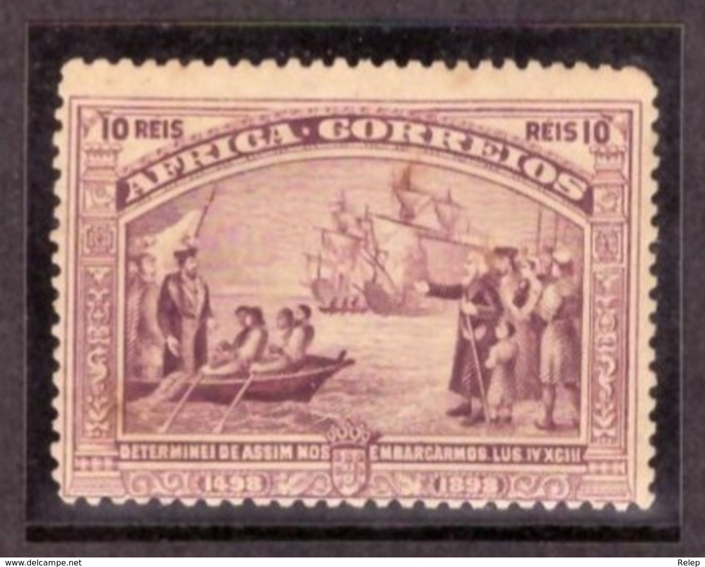 Africa Portuguesa  1898 - IV Cent Descoberta Do Caminho Marítimo Para A India N° 3 / 10Rs - Ver Scan - - Portugiesisch-Afrika