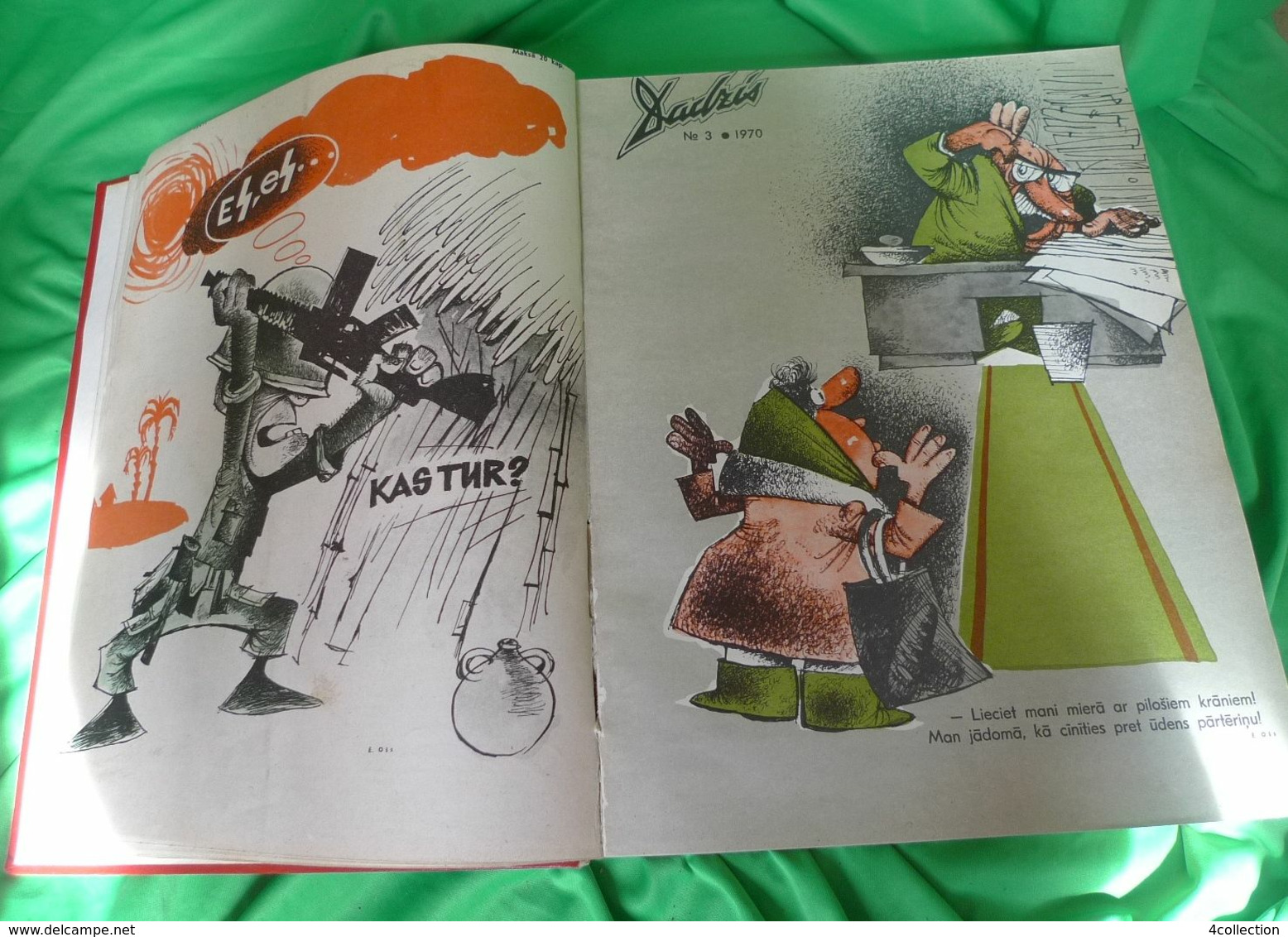 Comic Satire Humor Caricature Magazines Selection 47psc Set 1970 1971 DADZIS Illustrated Book - Humor