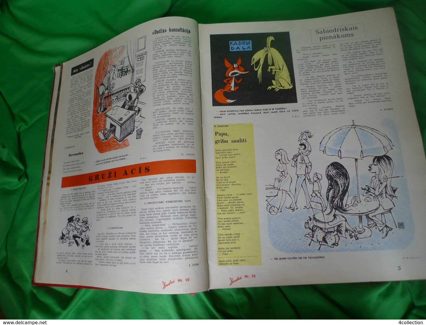 Comic Satire Humor Caricature Magazines Selection 48ps Complete Set 1972 1973 DADZIS Illustrated Book - Humor