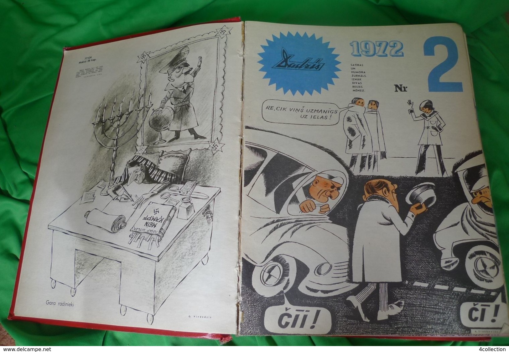 Comic Satire Humor Caricature Magazines Selection 48ps Complete Set 1972 1973 DADZIS Illustrated Book - Humor