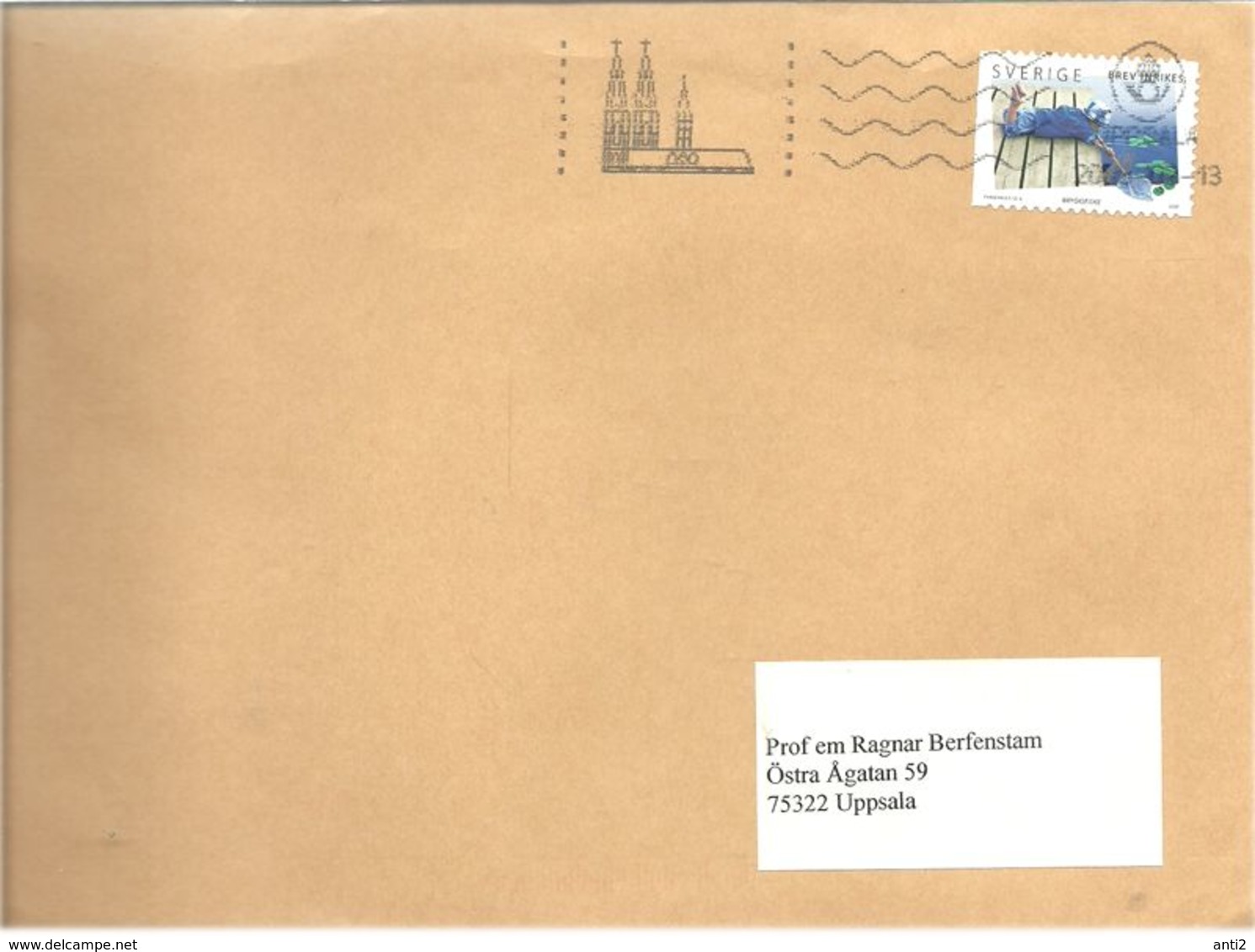 Sweden 2007 Cover With  Mi 2584 Fishing Luck, Fishing From The Jetty - Lettres & Documents