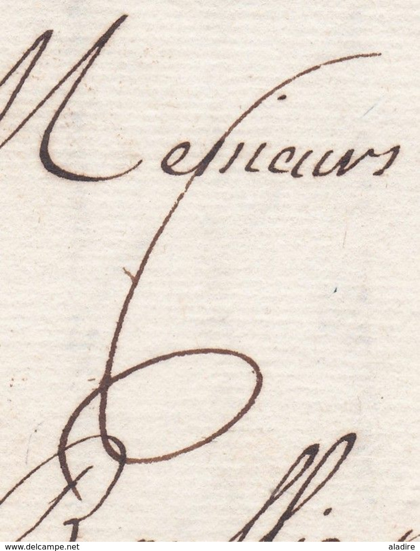 1764 - Marque Postale B Couronné Sur LAC De Bordeaux Vers Montauban - Règne De Louis XV - 1701-1800: Precursori XVIII