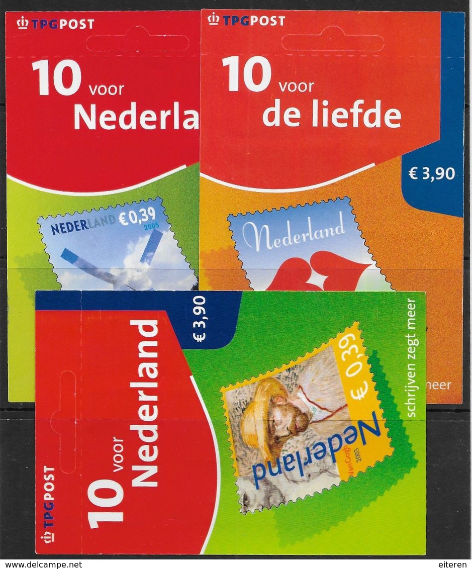 31 verschillende Kafjes van postzegelboekjes