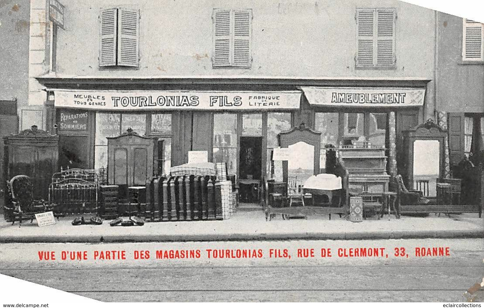Roanne         42        Magasin D'Ameublement Tourlonias Rue De Clermont.        (voir Scan) - Roanne
