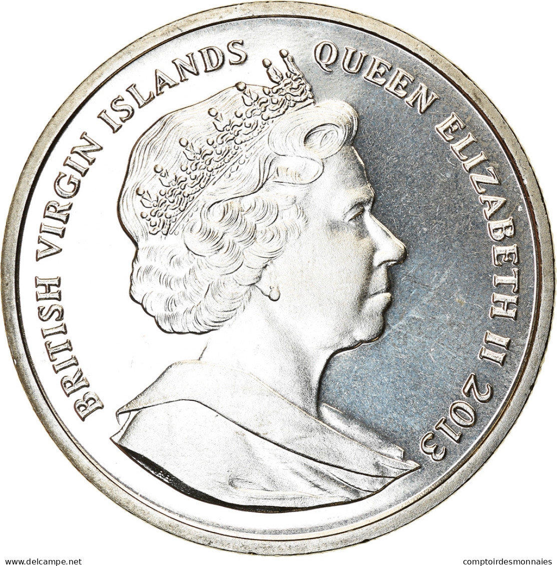 Monnaie, BRITISH VIRGIN ISLANDS, Dollar, 2013, Franklin Mint, Dynastie Romanov - - British Virgin Islands
