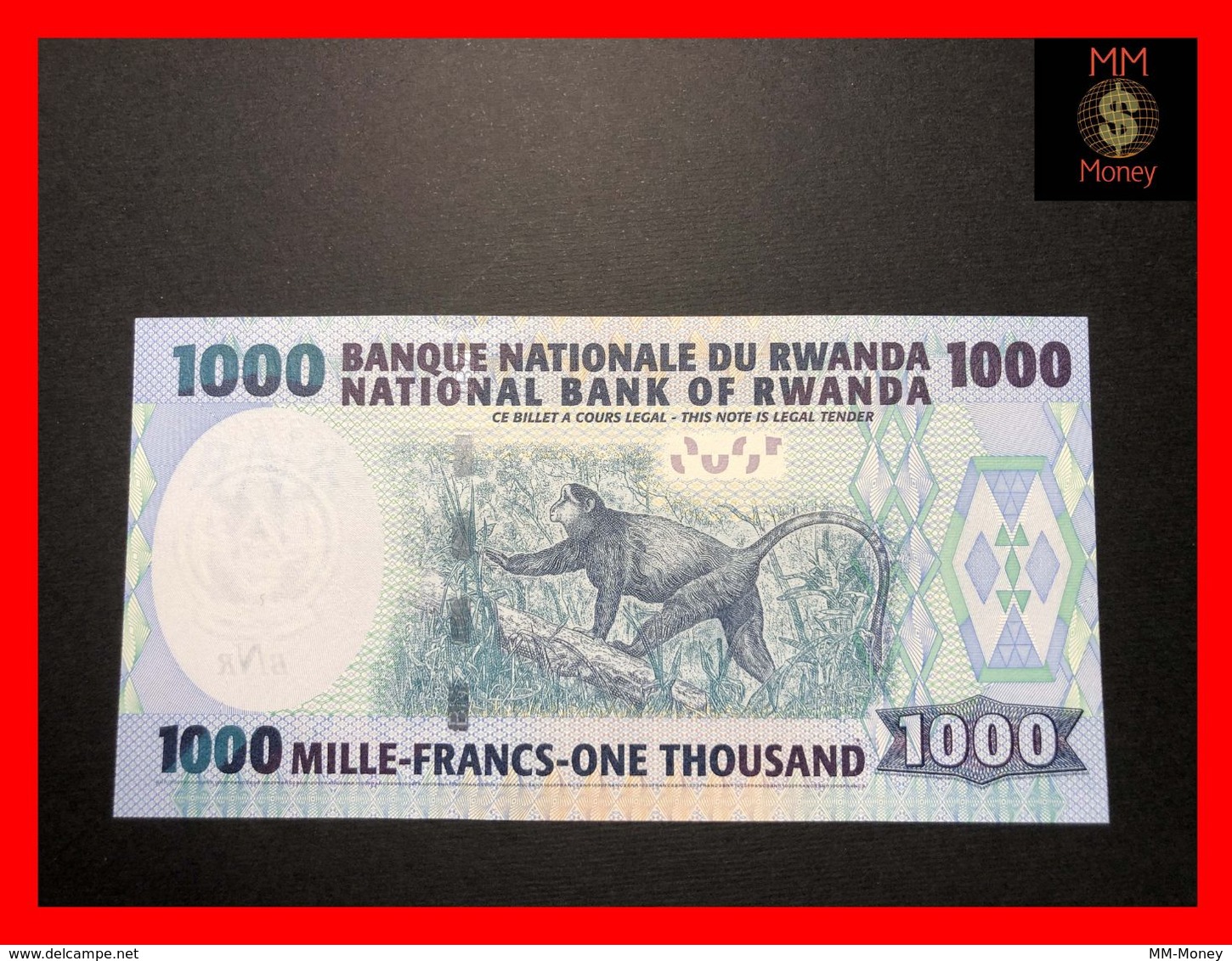 RWANDA 1.000 1000 Francs 1.7.2004 P. 31  UNC - Rwanda