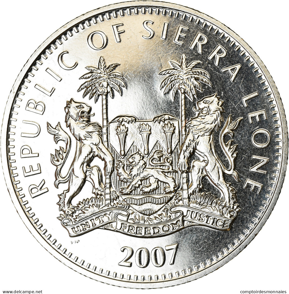 Monnaie, Sierra Leone, Dollar, 2007, British Royal Mint, Diana, William Et - Sierra Leone