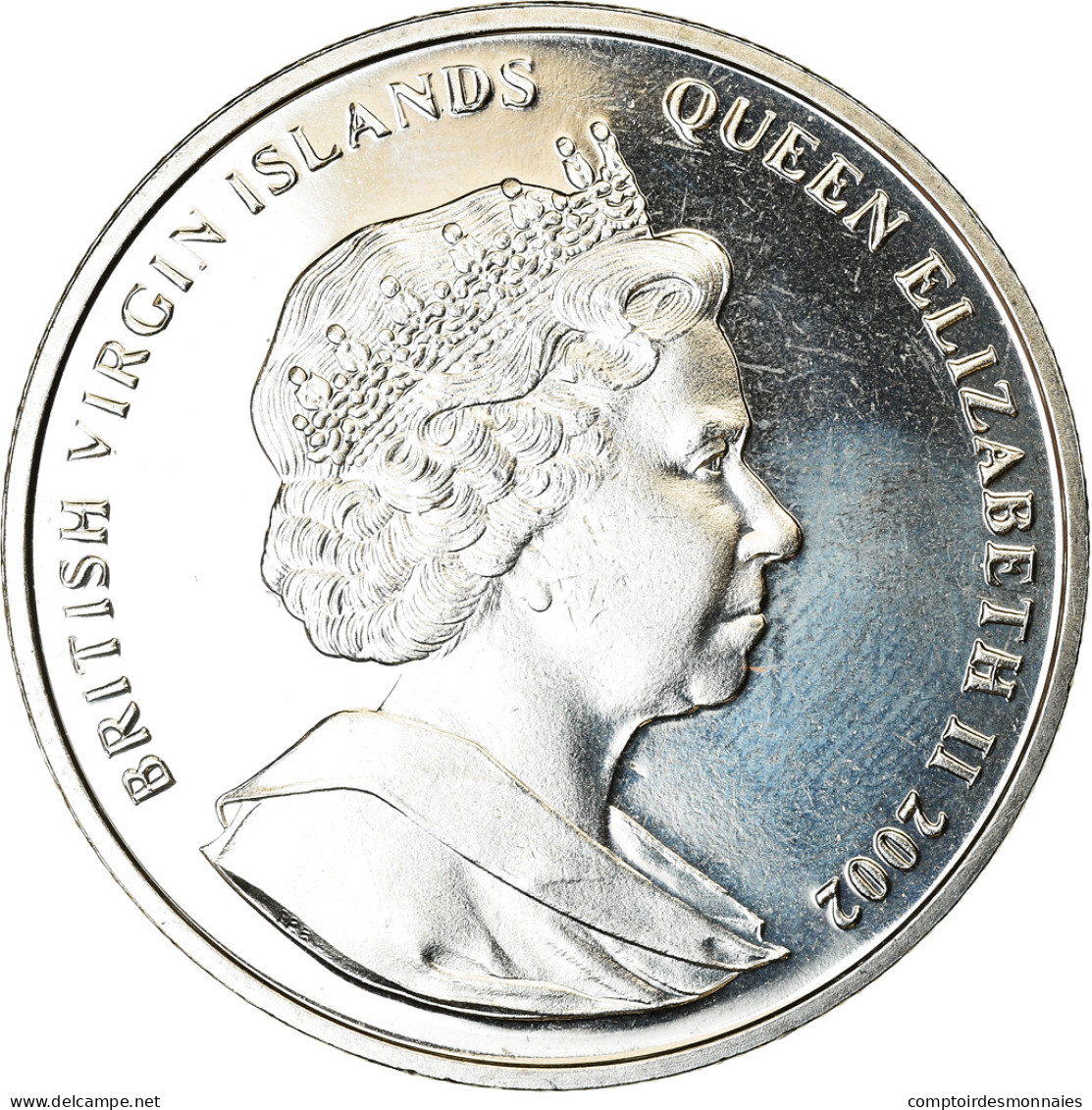 Monnaie, BRITISH VIRGIN ISLANDS, Dollar, 2002, Franklin Mint, Lady Diana - - Iles Vièrges Britanniques