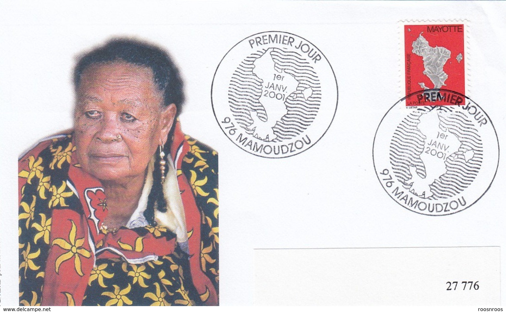 PETIT LOT CACHETS FDC SUR FRAGMENTS - PREMIER JOUR - MAYOTTE 1999 A 2002 - Usati