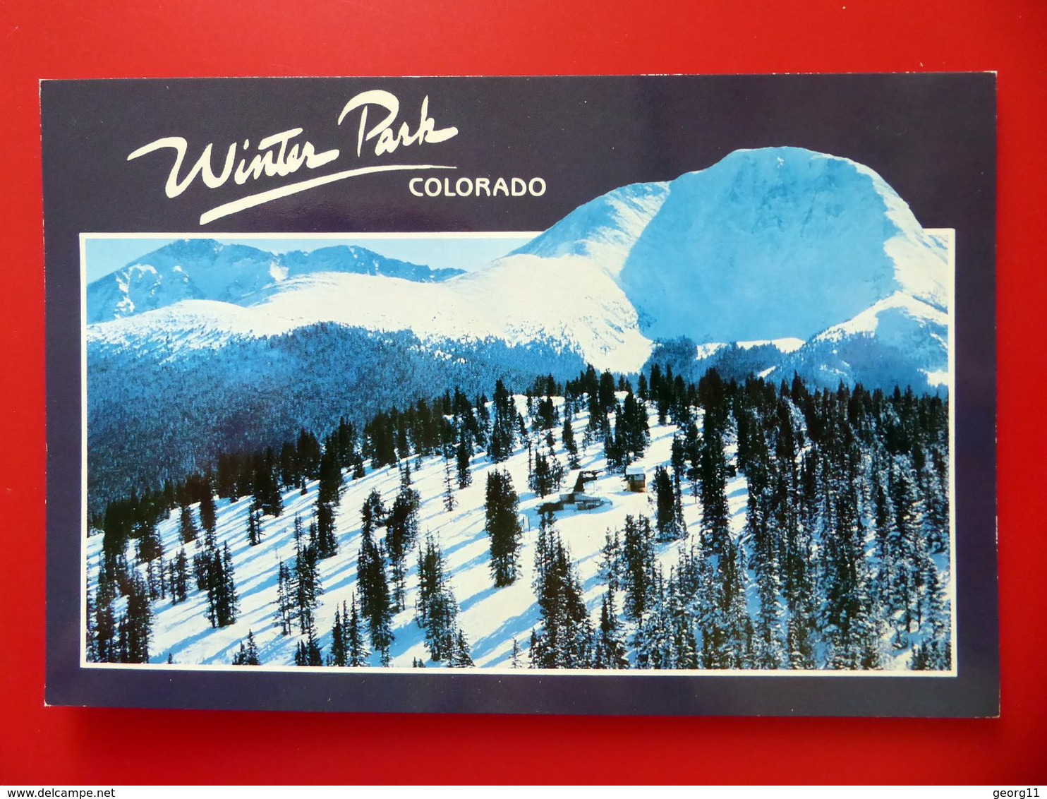 Colorado - Winter Park - Mt. Perry - USA - Rocky Mountains - Alpine Ski Resort - 1992 - Rocky Mountains