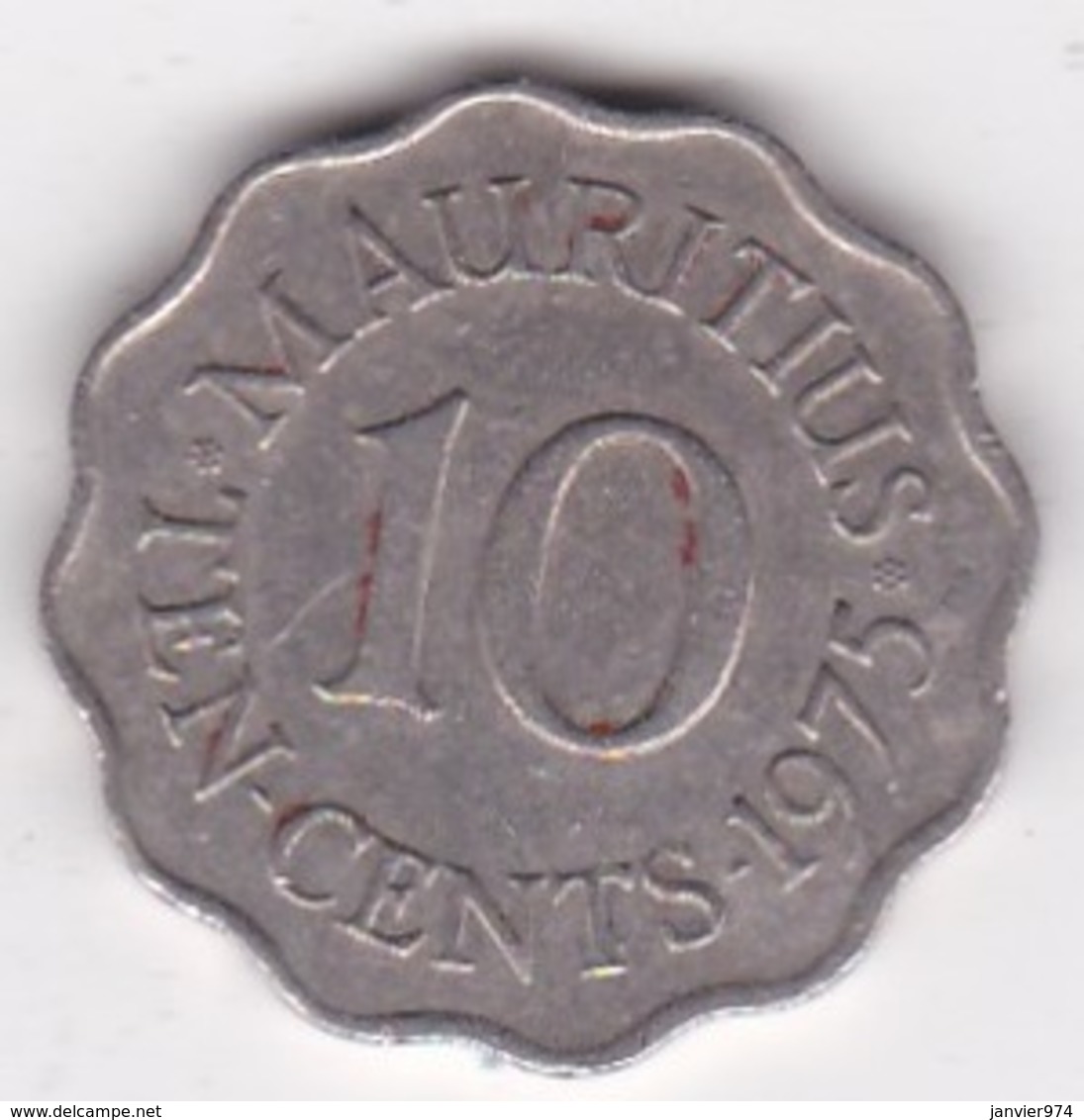 Ile Maurice 10 Cents 1975 Elizabeth II. KM# 33 - Maurice