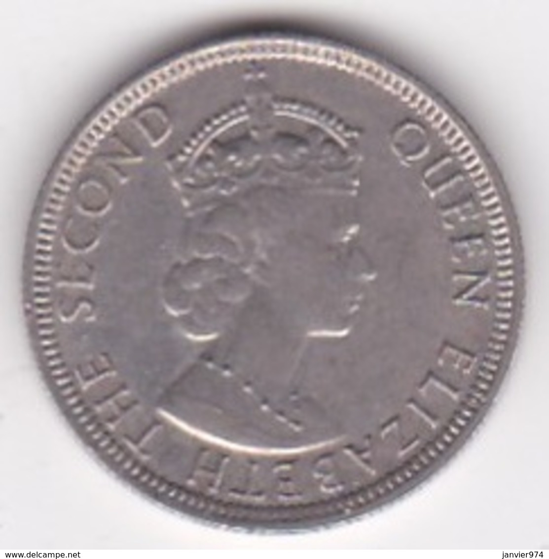 Ile Maurice, 1/4 Rupee 1975  Elizabeth II. KM# 36 - Mauritius