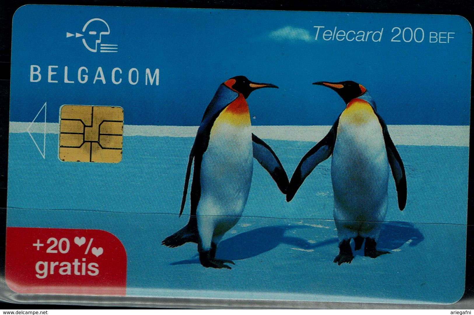 BELGIUM 2003 PHONECARD PINGUINS USED VF!! - Pingouins & Manchots