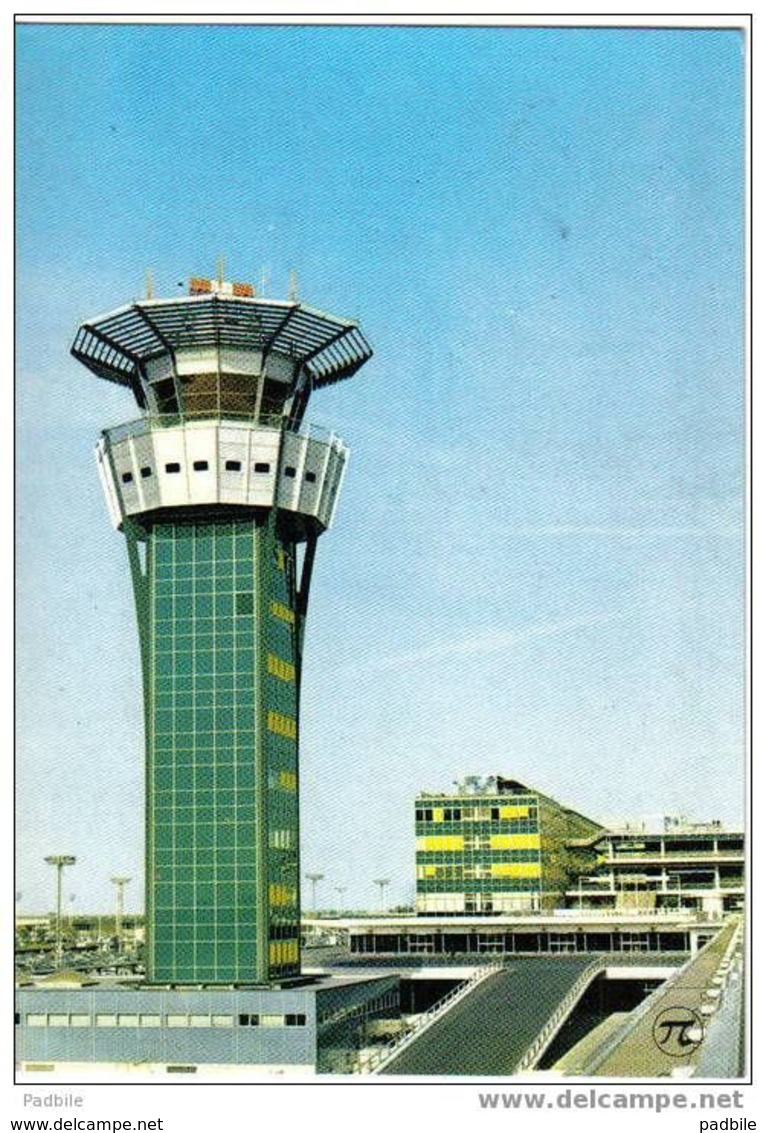 Carte Postale 75.  PARIS   Aéroport De PARIS - ORLY  La Nouvelle Tour De Contrôle  Très Beau Lan - Aéroports De Paris