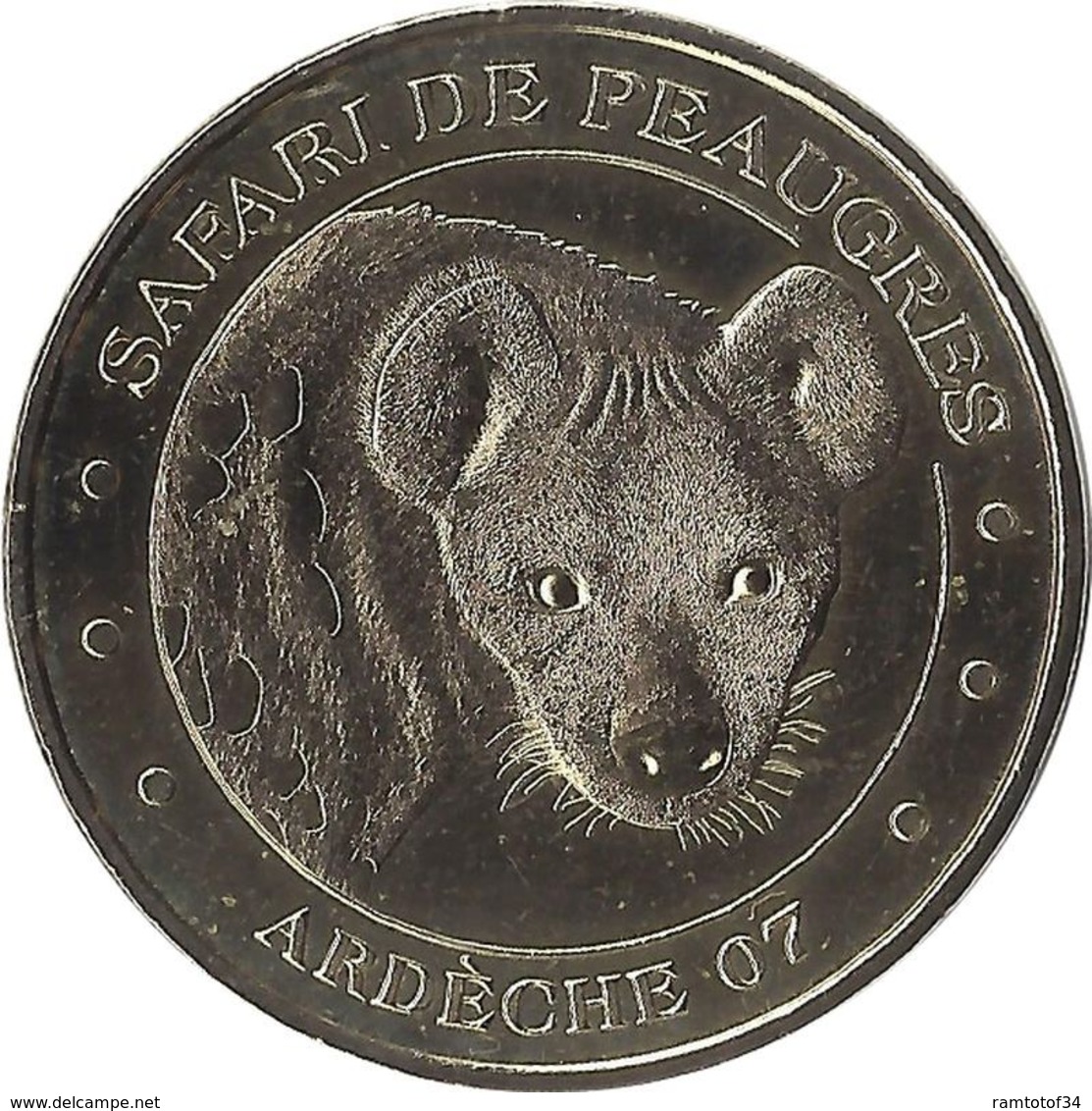 2015 MDP192 - PEAUGRES - Safari De Peaugres 6 (la Hyène) / MONNAIE DE PARIS - 2015