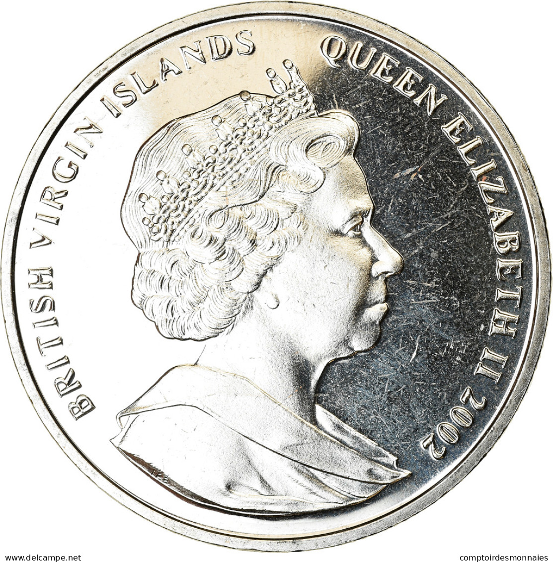 Monnaie, BRITISH VIRGIN ISLANDS, Dollar, 2002, Franklin Mint, Centenaire De - Iles Vièrges Britanniques