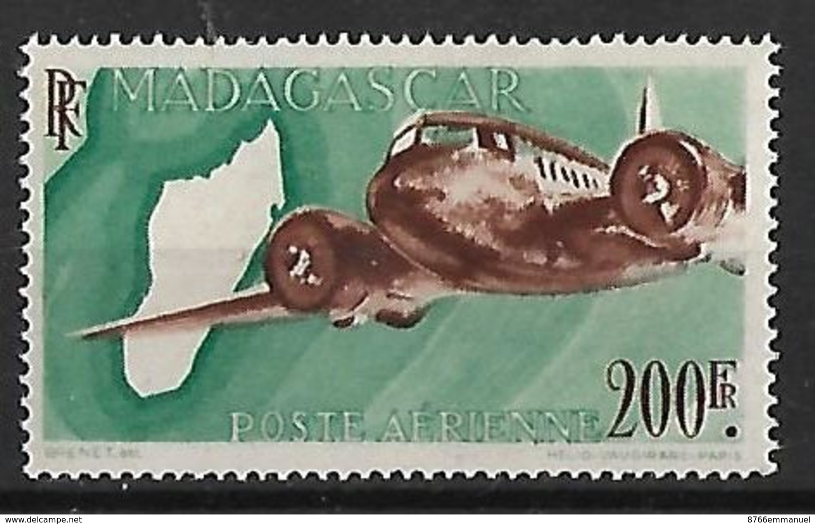 MADAGASCAR AERIEN N°64A N* - Poste Aérienne