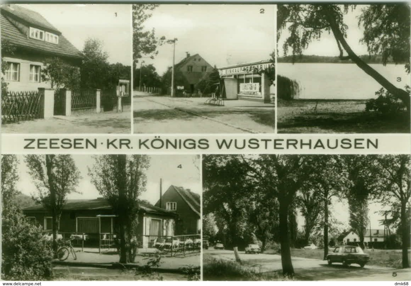 AK GERMANY - ZEESEN KR. KONIGS WUSTERHAUSEN - 5 SIGHTS - 1960s  (BG9593) - Wusterhausen