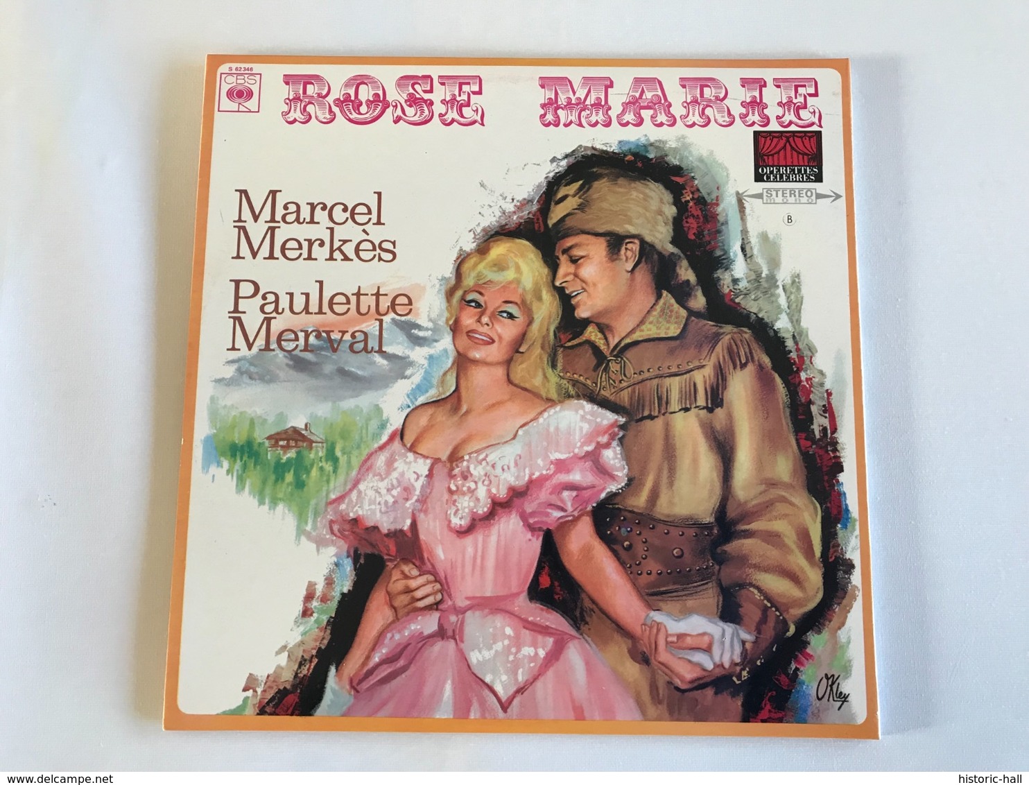 Marcel Merkes, Paulette Merval ‎– Rose-Marie LP - Oper & Operette