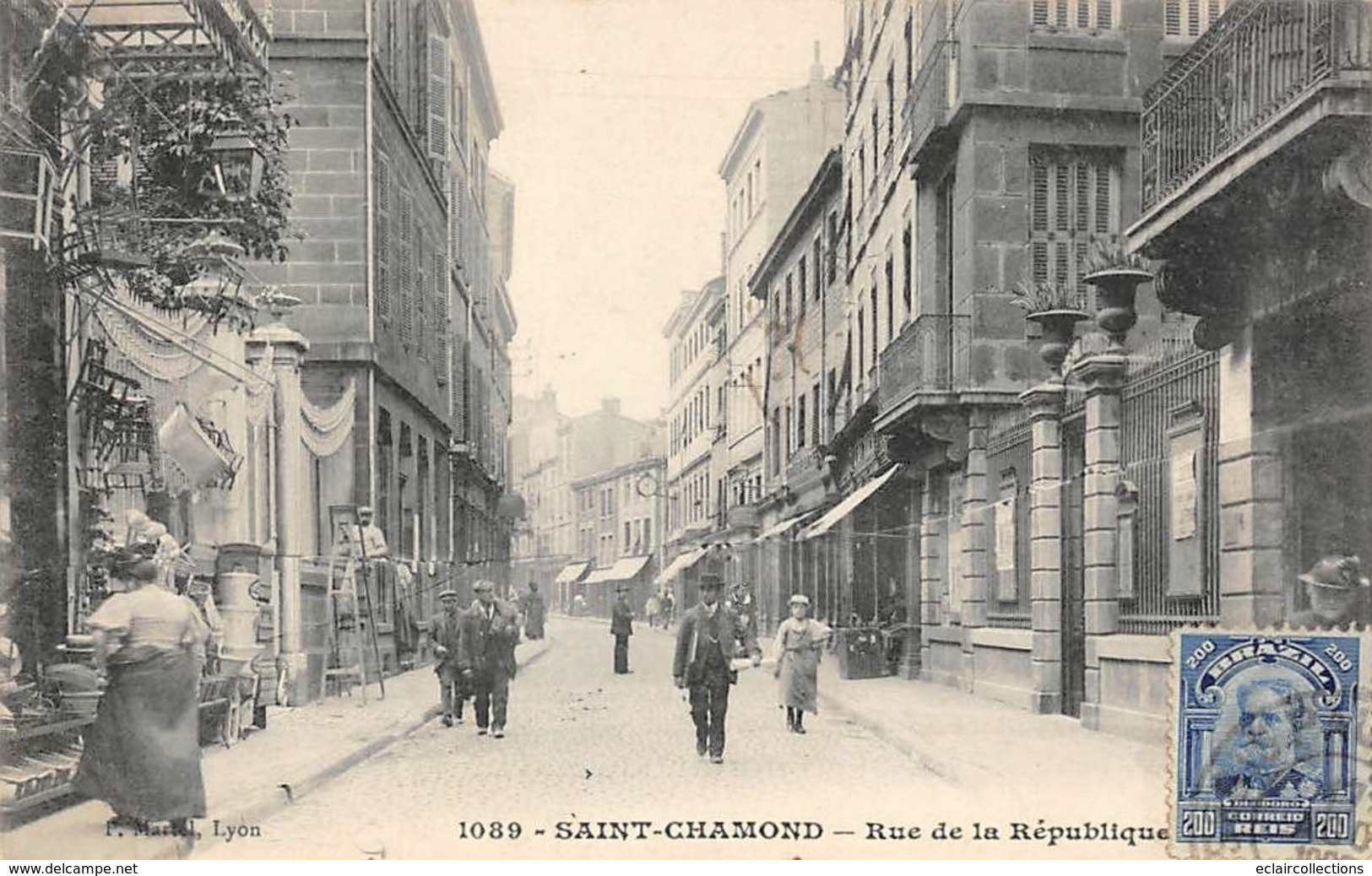 Saint Chamond    42       Rue De La République       2  (voir Scan) - Saint Chamond