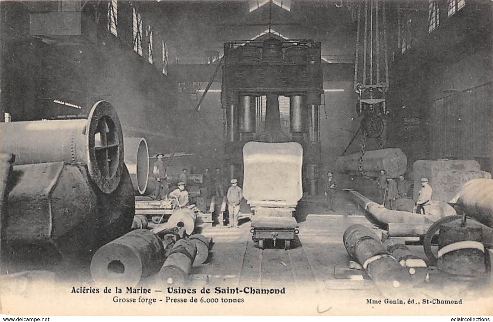 Saint Chamond       42     Aciéries De La Marine.  Grosse Forge. Presse De 6000 Tonnes     (voir Scan) - Saint Chamond