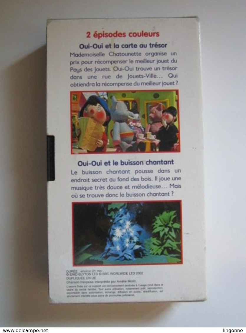 CASSETTE VIDEO VHS Carton OUI - OUI  Et La Carte Au Trésor - Et Le Buisson Chantant - Cartoons