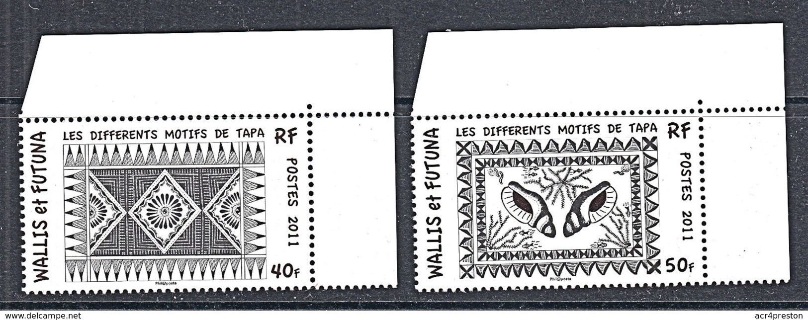 A5567 WALLIS & FUTUNA ISLANDS 2011,  Les Differents Motifs De Tapa, Mnh - Nuovi