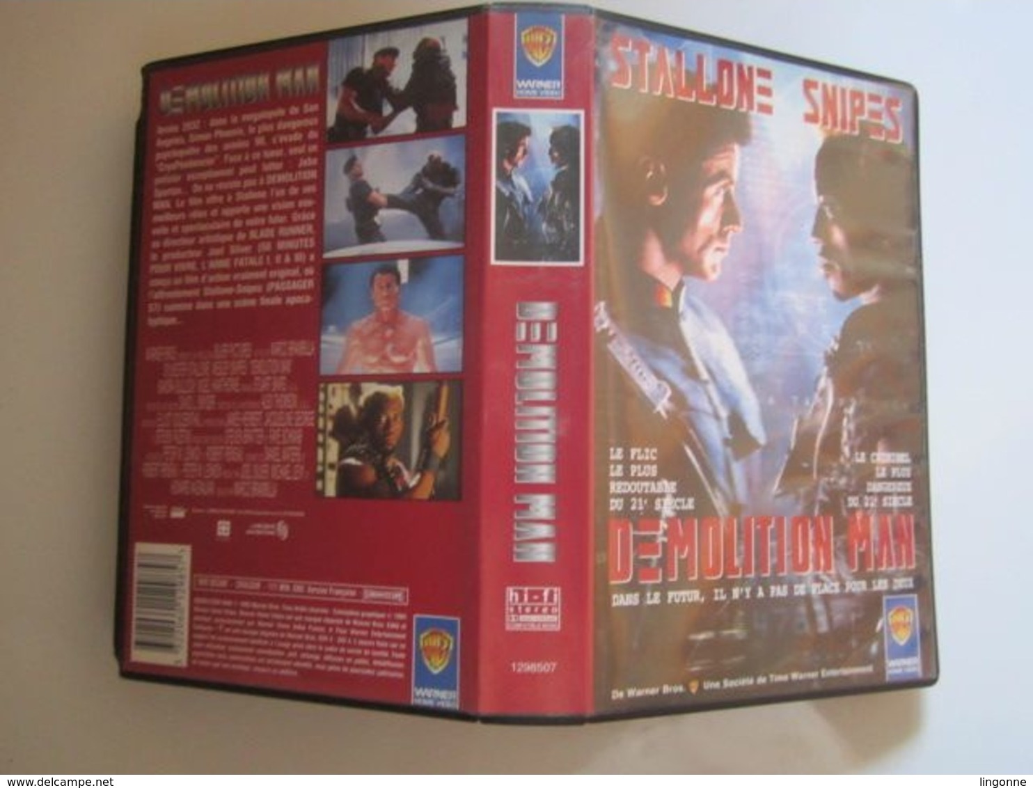 CASSETTE VIDEO VHS DEMOLITION MAN STALLONE SNIPES - Sci-Fi, Fantasy