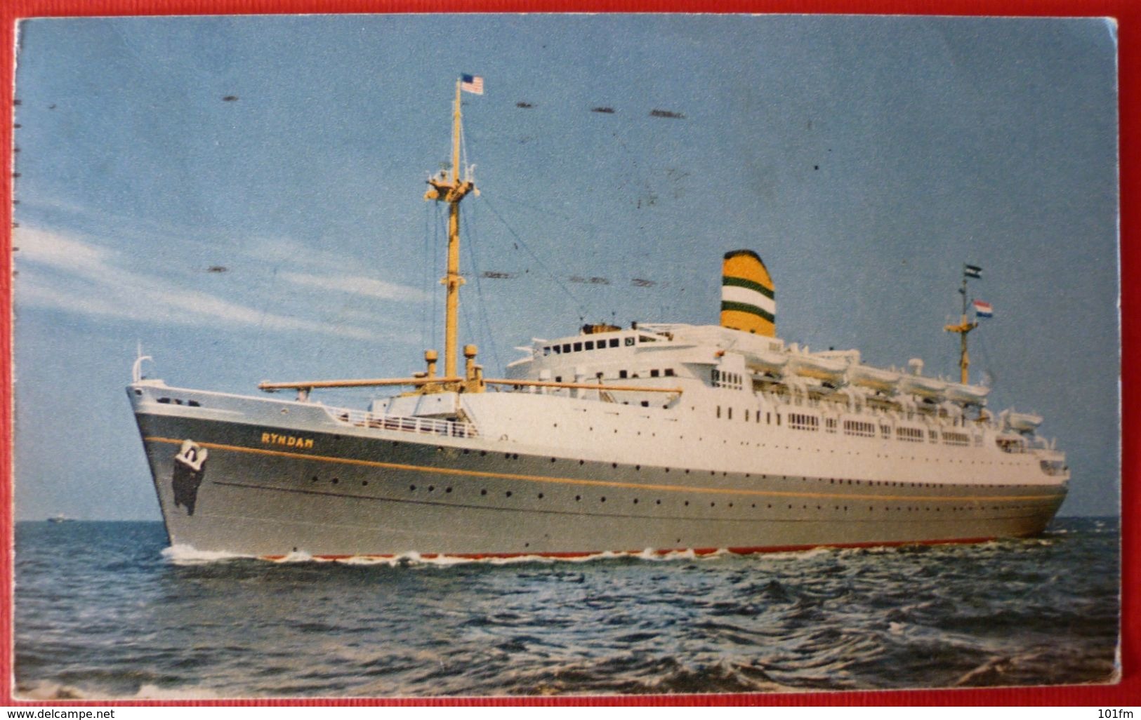 HOLLAND - AMERICA LINE , S.S. RYNDAM - Steamers