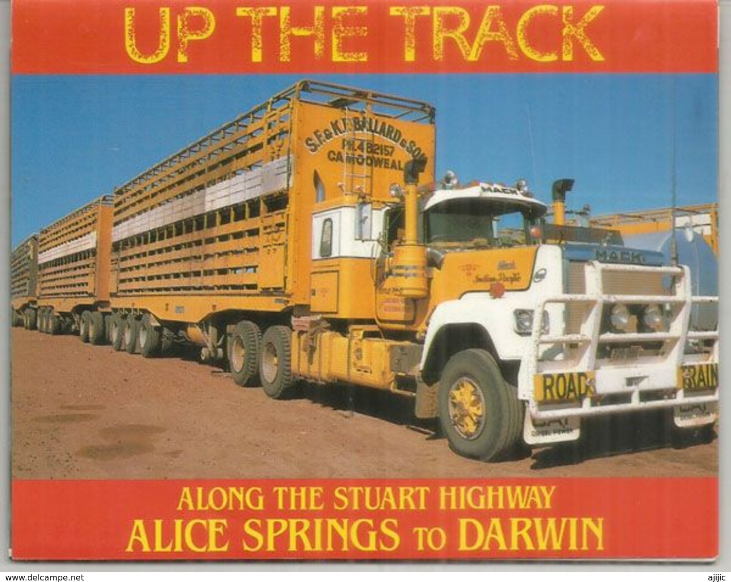 Inland Australia. Up The Track Along The Stuart Hway. Alice To Darwin. Dépliant Neuf De 14 Photos - Unclassified