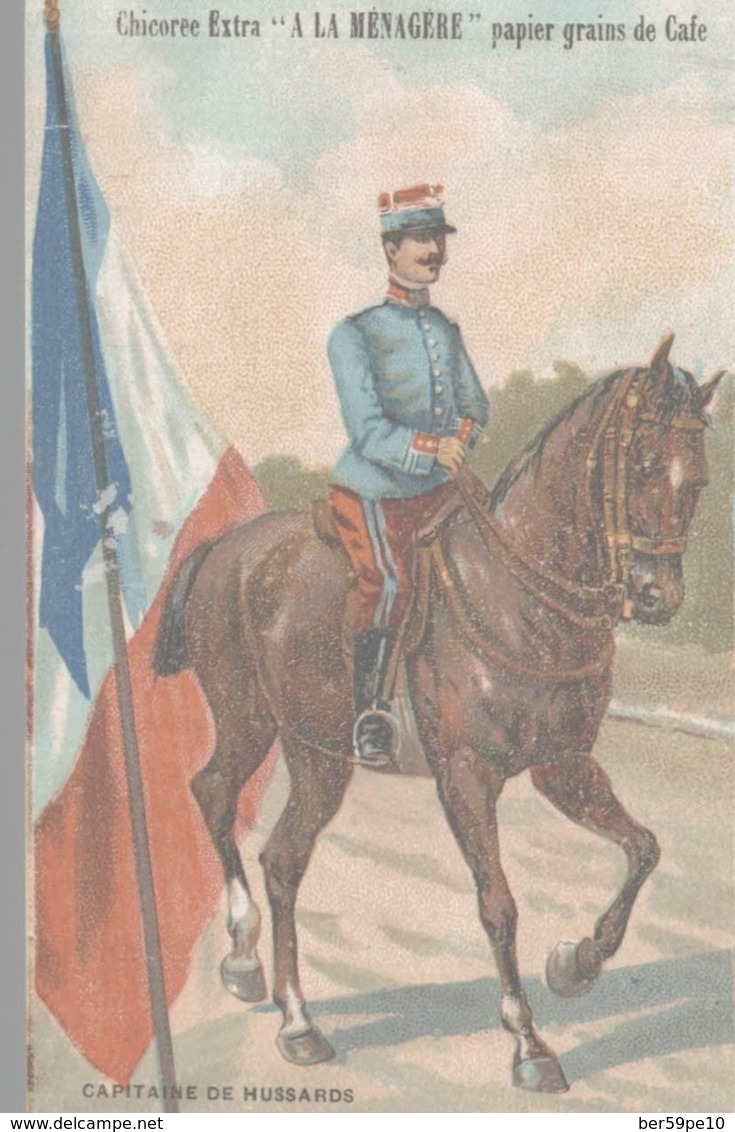 CHROMO CHOCOLAT INIMITABLE DUROYON & RAMETTE CAMBRAI  CAPITAINE DES HUSSARDS - Duroyon & Ramette