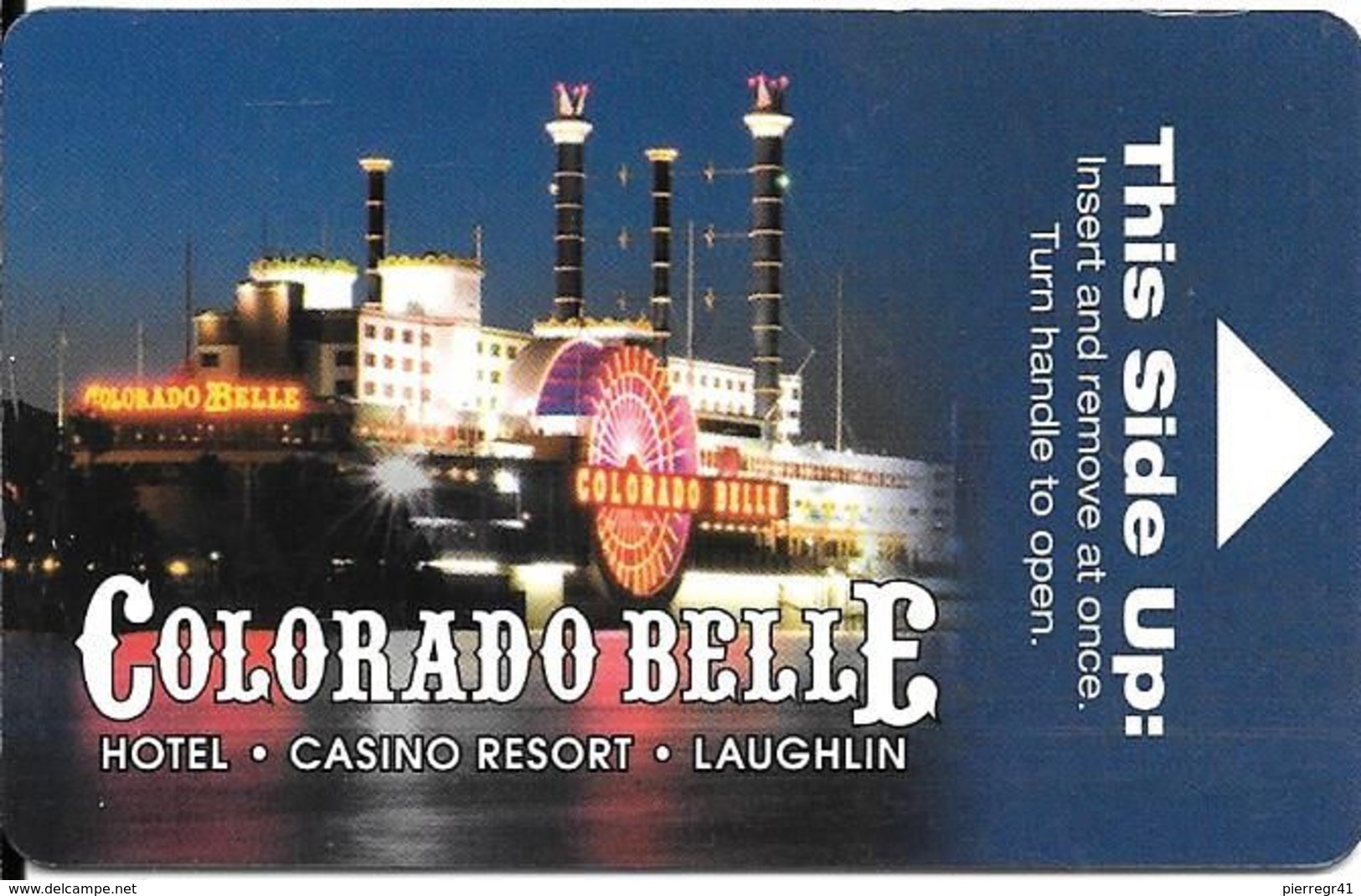 CLE-MAGNETIQUE-HOTEL-COLORADO BELLE-LAUGHLIN6Nevada-USA-TBE -RARE - Hotel Key Cards