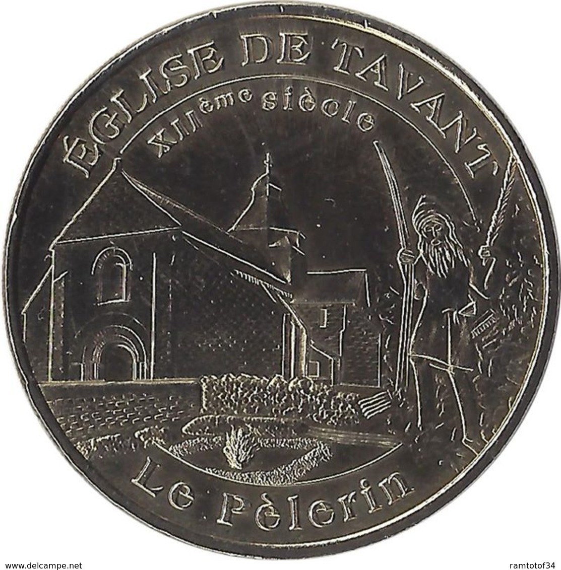 2009 MDP133 - TAVANT - Église De Tavant (le Pèlerin) / MONNAIE DE PARIS - 2009