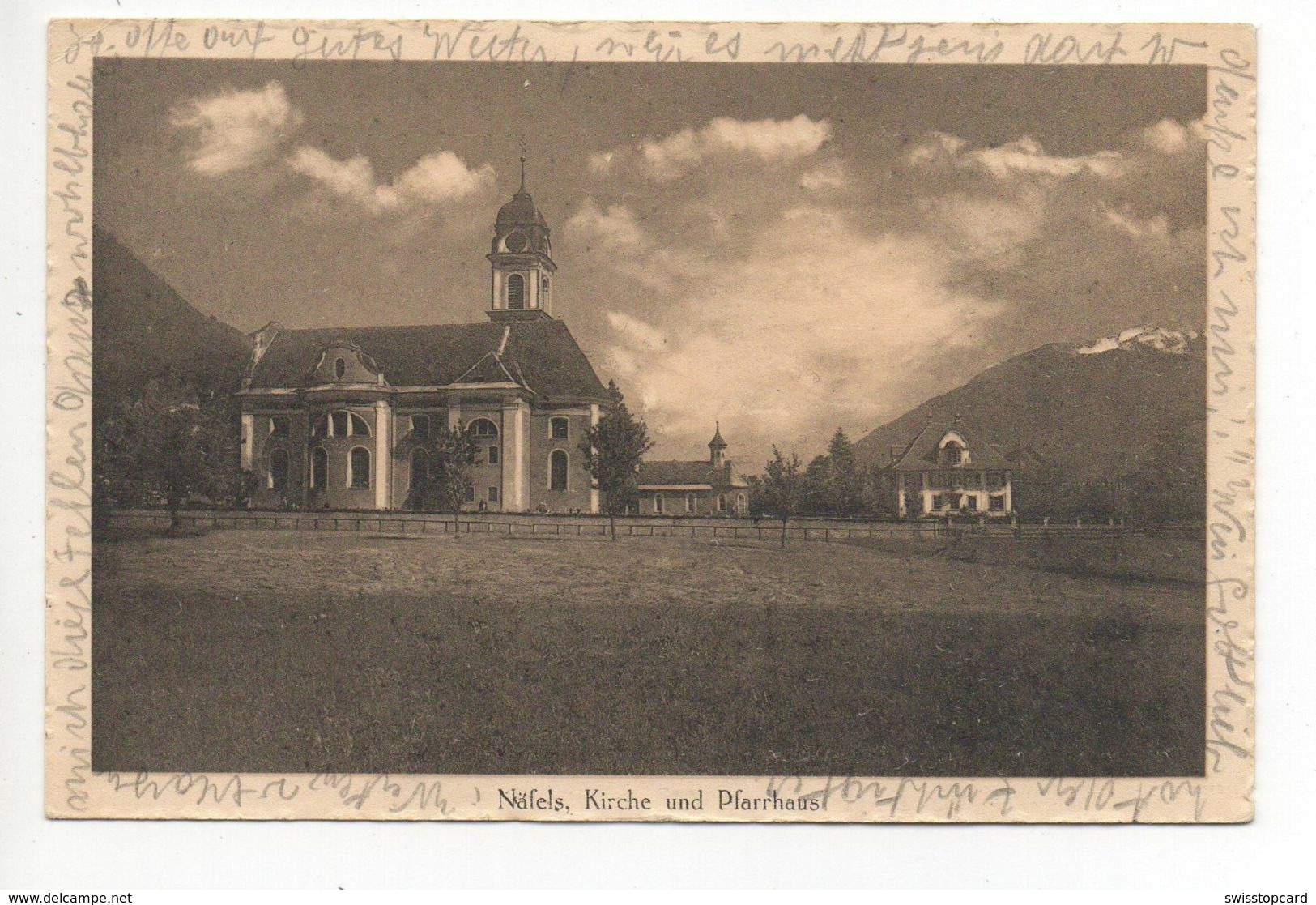 NÄFELS Kirche Und Pfarrhaus - Näfels