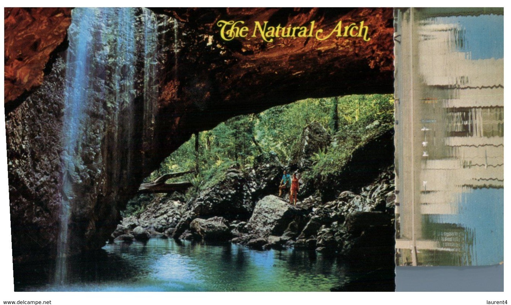 (J 4) Australia - QLD - Natural Arch Numinbah Valley (wiht Many Stamps) - Gold Coast