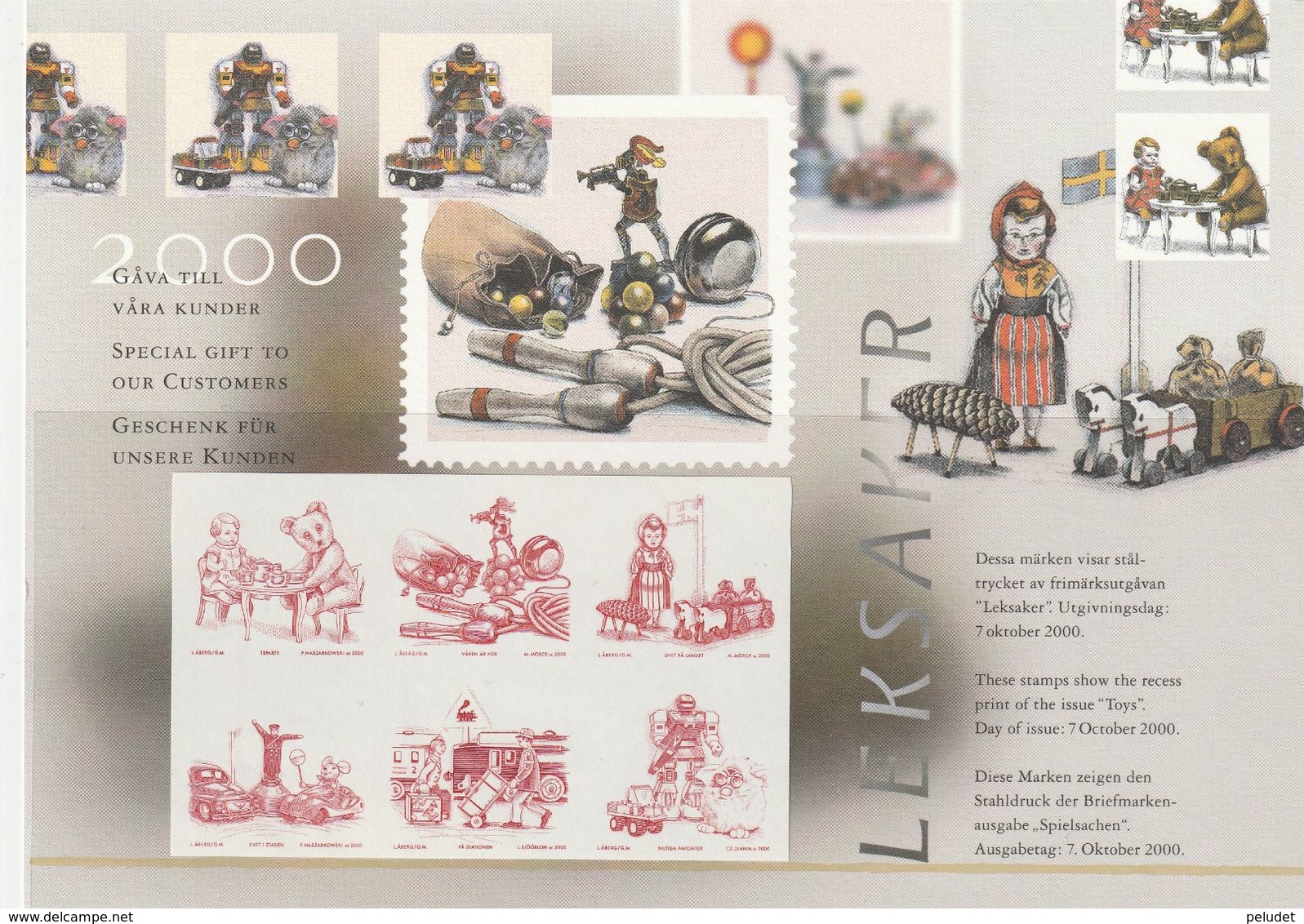 Finland 2000 - Special Gift To Our Customers - Block - Errors, Freaks & Oddities (EFO)