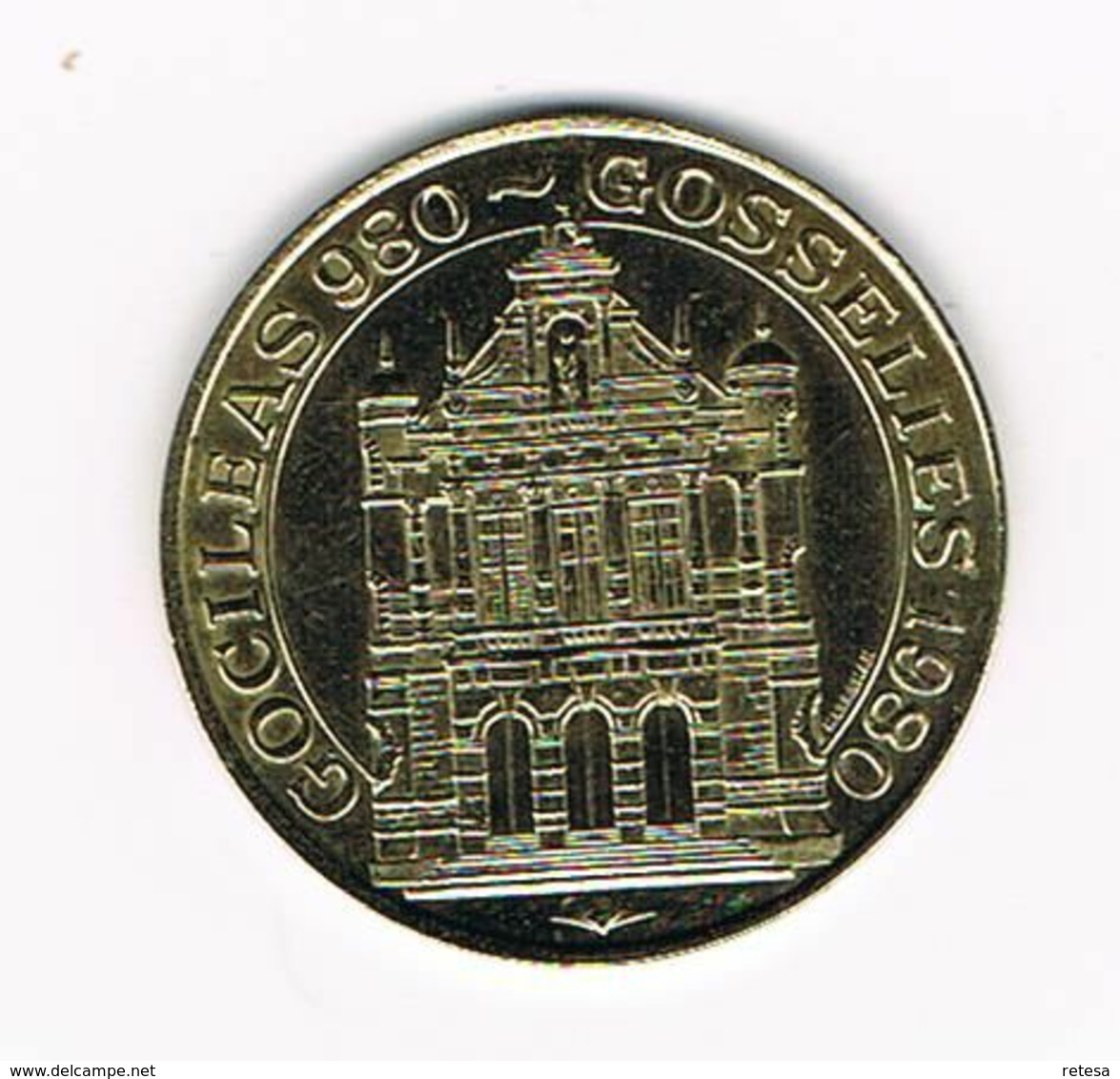 00  GOSSELIES  50 KAROLUS 1980 - Tokens Of Communes